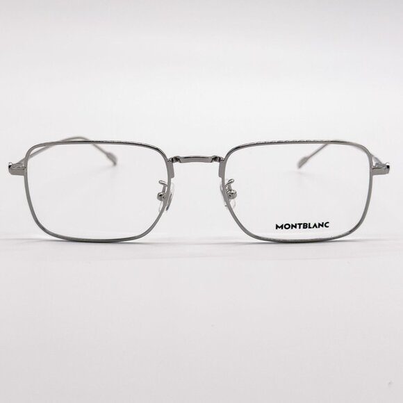 NEW MONTBLANC EYEGLASSES MB0212O 005 SILVER MEN EYEWEAR MONTBLANC - Picture 3 of 9